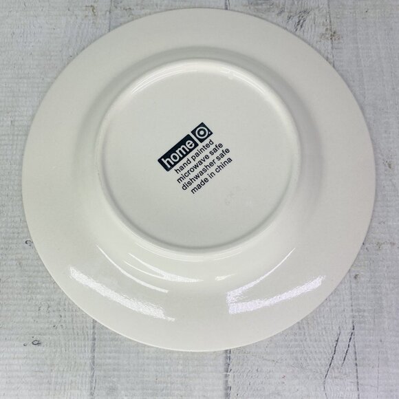 Home Target HMQ 91 Various Color Hand Painted  Stoneware Salad Lunch Plate Set 3 - Picture 7 of 14